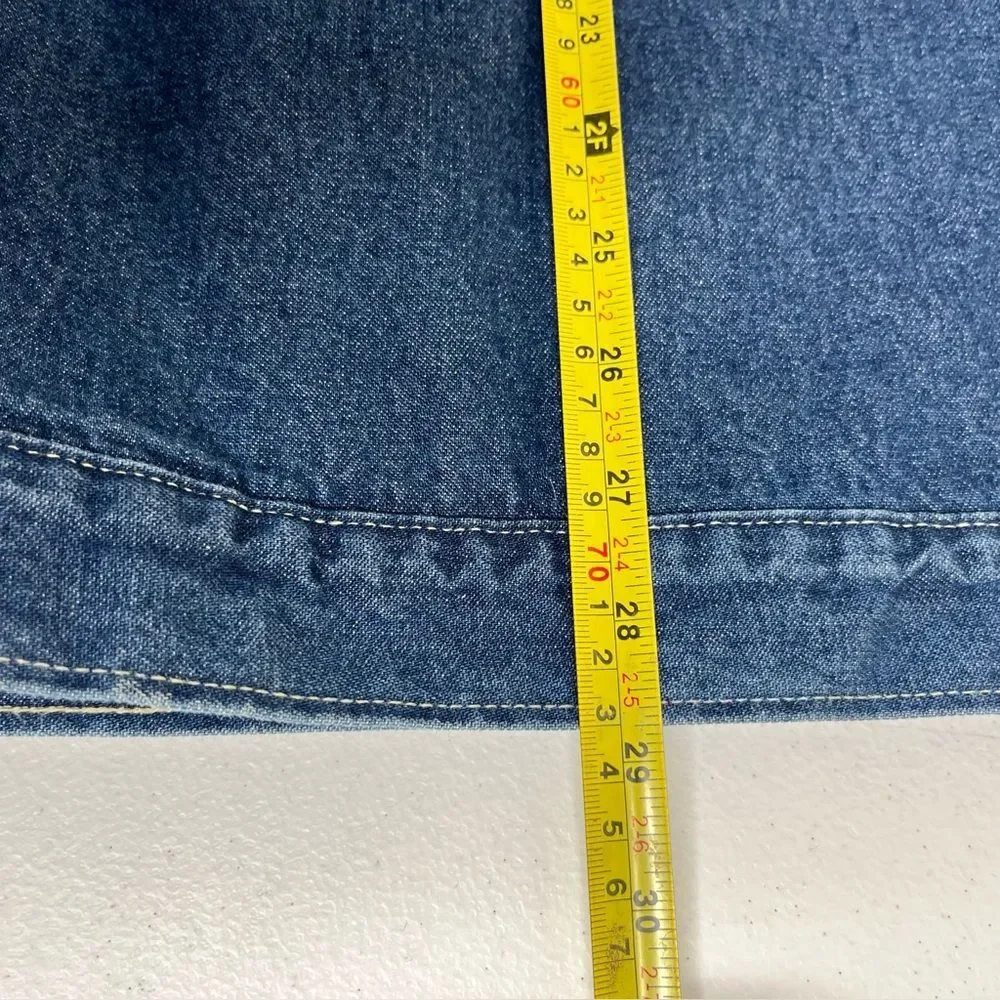 Vintage Pointer Blanket Lined Denim Barn Coat Chore Jacket THRASHED Men Small - Picture 13 of 14